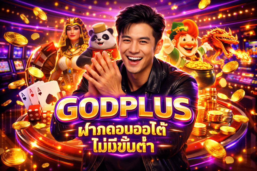 GODPLUS ฝากถอนออโต้ ไม่มีขั้นต่ำ